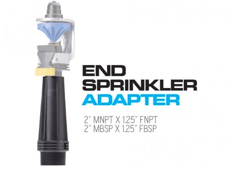 New! Adapter for end of pivot sprinklers
