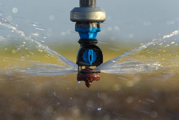 Nelson's dynamic sprinklers, like the Accelerator above, create zero vibration.